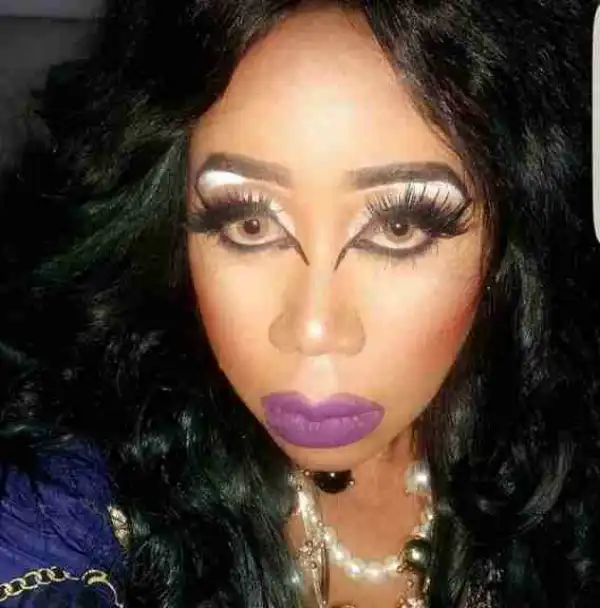 Actress Moyo Lawal Comes For "Evil Commentators" With Scary Makeup Photo